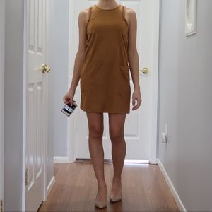 Suede/Faux Suede Dress